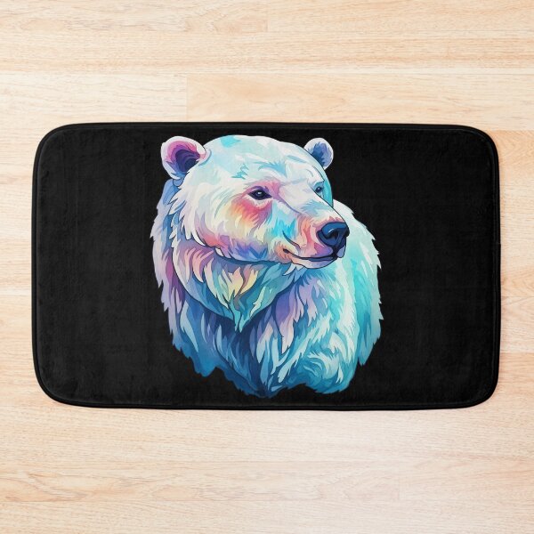 Item preview,  Polar Bear Elegance in Winter Wonderland Hues Watercolor designed and sold by meganohm.