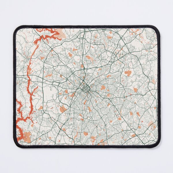 Item preview, Charlotte City Map of North Carolina, USA - Bohemian designed and sold by deMAP.