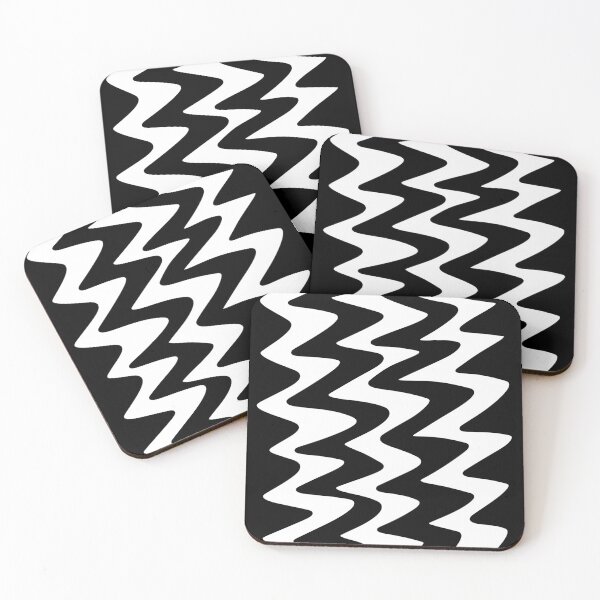 Item preview, Black and White Vertical Zigzag Pattern, made by EndlessEmporium designed and sold by EndlessEmporium.