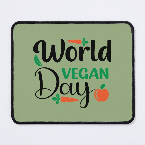 Item preview, World Vegan Day Plant Based Vegan Life designed and sold by ArtMeetsPizza.