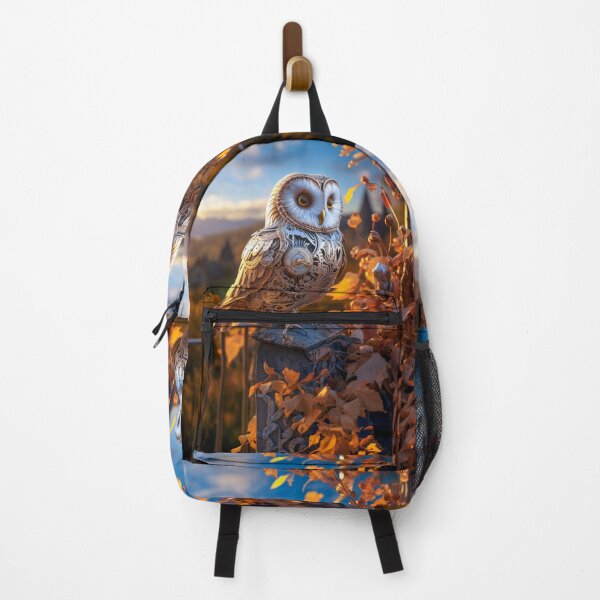 Item preview, Mechanical barn owl at sunset designed and sold by AngelottiCR.