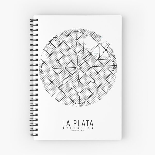 Item preview, La Plata City Map of Argentina - Circle designed and sold by deMAP.