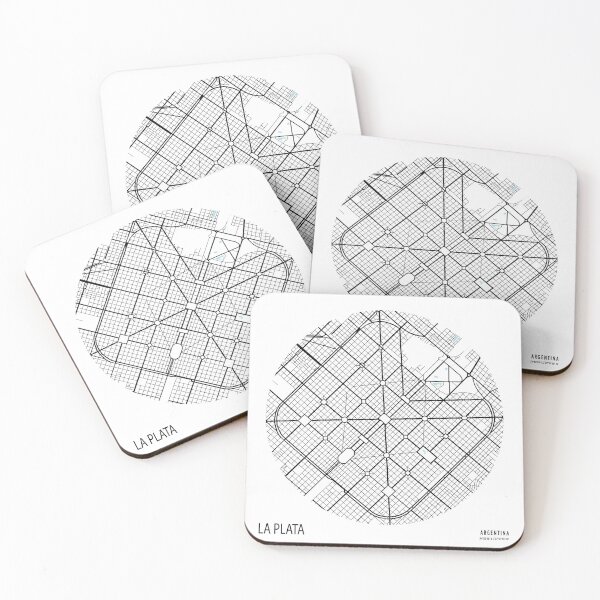 Item preview, La Plata City Map of Argentina - Circle designed and sold by deMAP.