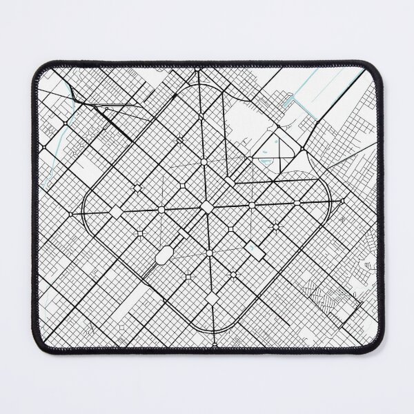 Item preview, La Plata City Map of Argentina - Circle designed and sold by deMAP.