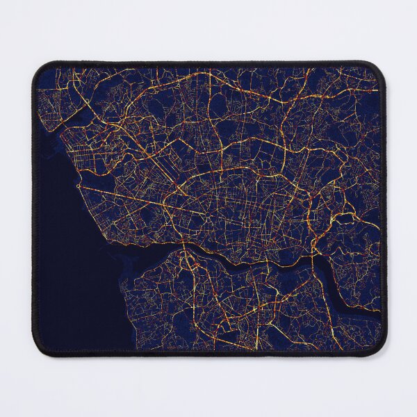 Item preview, Porto, Portugal Map - City At Night designed and sold by deMAP.