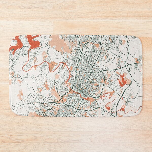 Item preview, Austin City Map of Texas, USA - Bohemian designed and sold by deMAP.