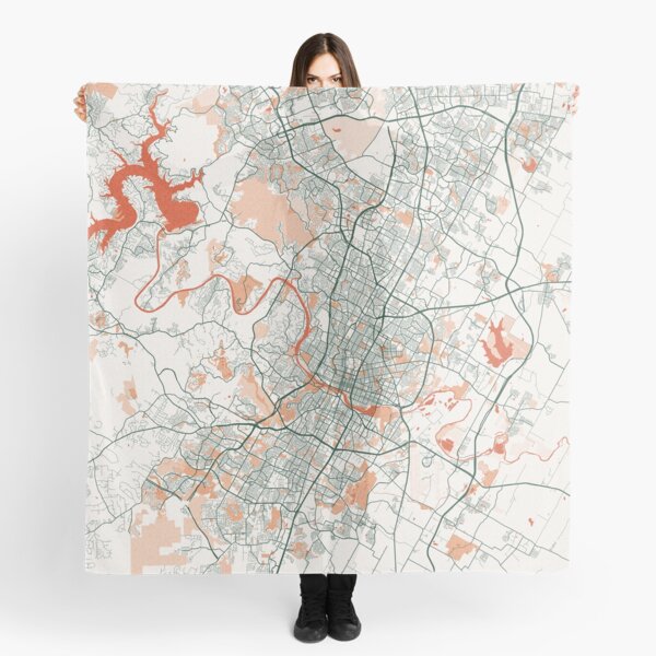 Item preview, Austin City Map of Texas, USA - Bohemian designed and sold by deMAP.