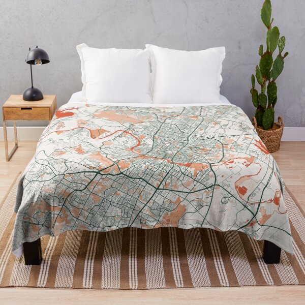 Item preview, Austin City Map of Texas, USA - Bohemian designed and sold by deMAP.