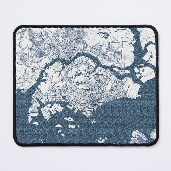 Item preview, Singapore City Map - Coastal designed and sold by deMAP.