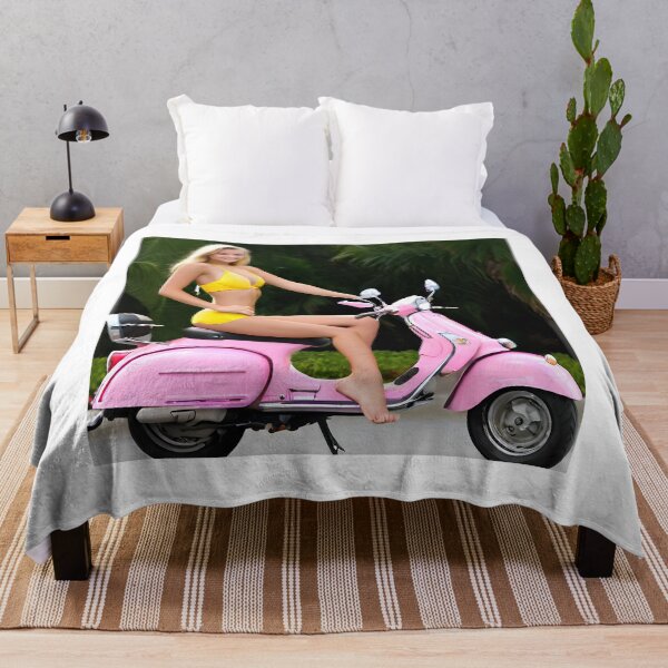 Item preview, Pretty Girl On Pink Scooter designed and sold by KoliBabb.