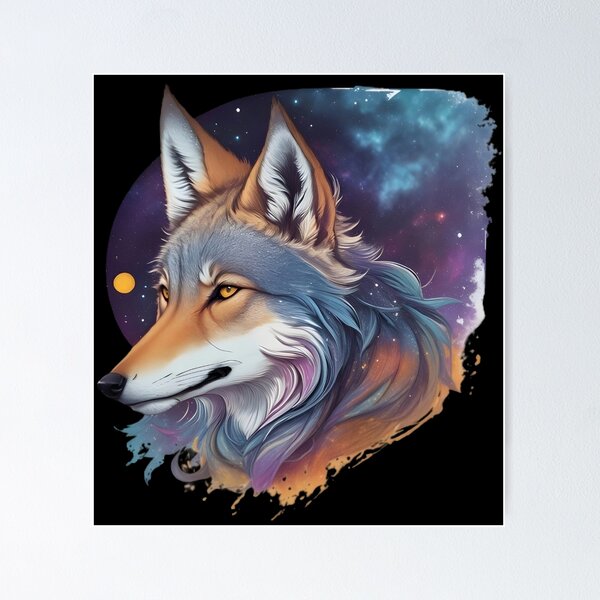 Item preview, Space blue wolfdog Classic  designed and sold by Lilac32.