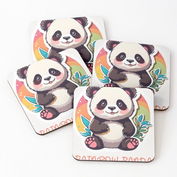 Item preview, Cute Baby Rainbow Panda designed and sold by DesignDrifts.
