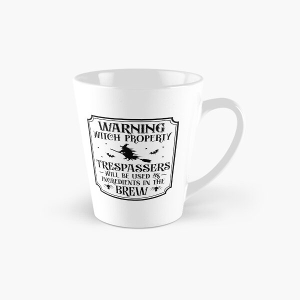 Item preview, Warning Witch Property No Trespassing designed and sold by Sarcastic Narwhal.
