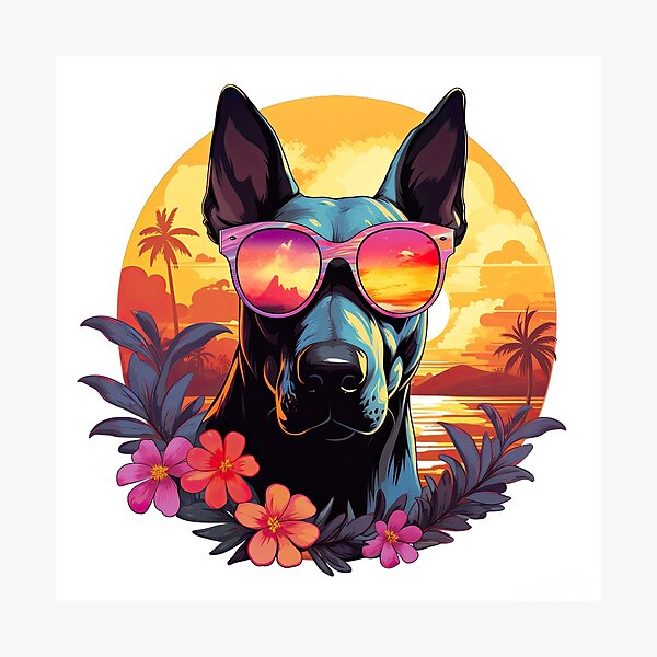 Item preview, Vacation Dobermann designed and sold by ZombieLH.
