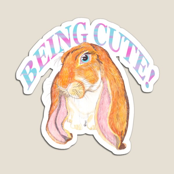 Item preview, ENGLISH LOP BEING CUTE BLUE designed and sold by BeritValk.