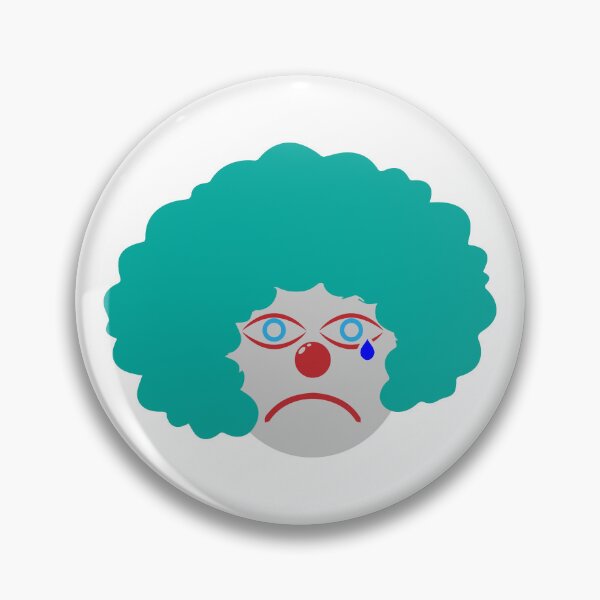 Item preview, tear drop clown designed and sold by jadaBees.