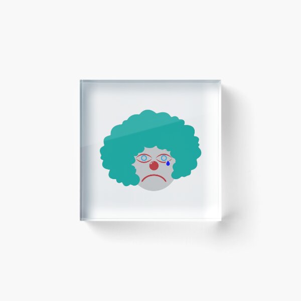 Item preview, tear drop clown designed and sold by jadaBees.