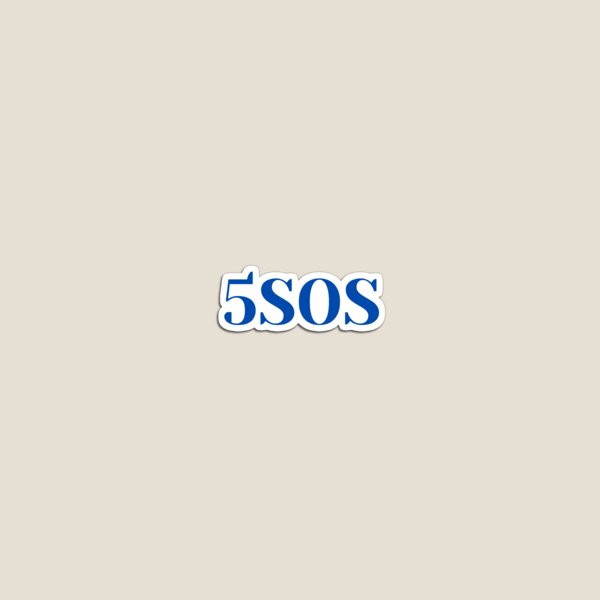 Aperçu de l'œuvre 5SOS créée et vendue par Silly Stickers Etc..