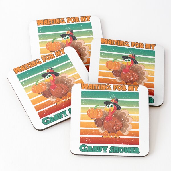 Item preview, Thanksgiving turkey waiting for my gravy shower designed and sold by VandJStore.
