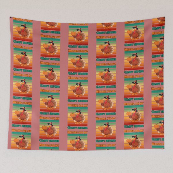 Item preview, Thanksgiving turkey waiting for my gravy shower designed and sold by VandJStore.