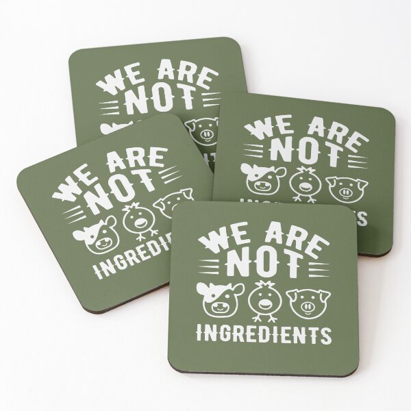 Item preview, We Are Not Ingredients Vegan Life designed and sold by ArtMeetsPizza.