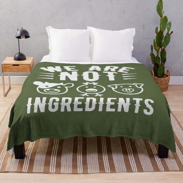 Item preview, We Are Not Ingredients Vegan Life designed and sold by ArtMeetsPizza.