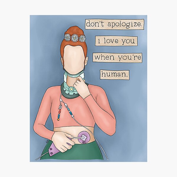Item preview, "I Love You When You're Human" designed and sold by misslovelymess.