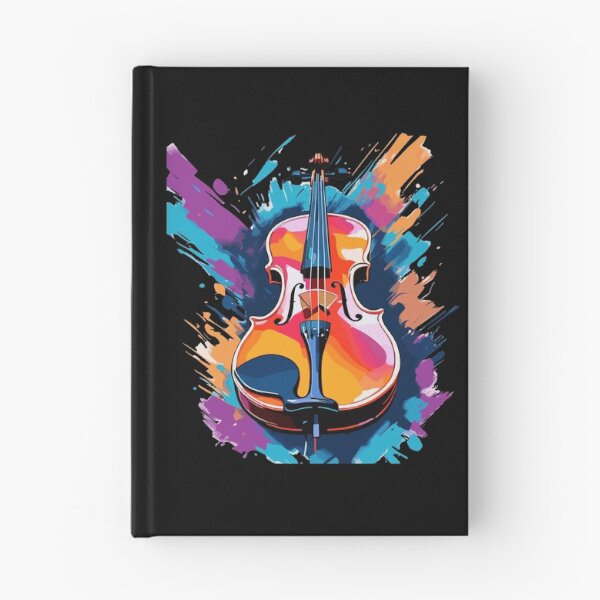 Item preview, Violin Art In Vibrant Colors designed and sold by HoruxDesign.