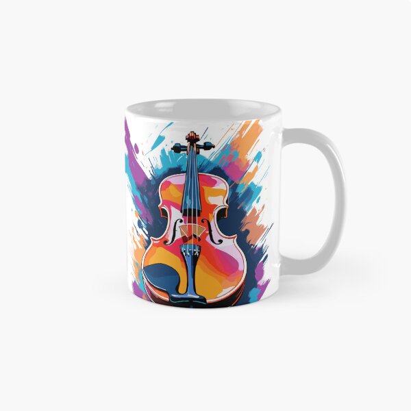 Item preview, Violin Art In Vibrant Colors designed and sold by HoruxDesign.