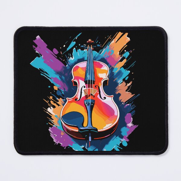 Item preview, Violin Art In Vibrant Colors designed and sold by HoruxDesign.