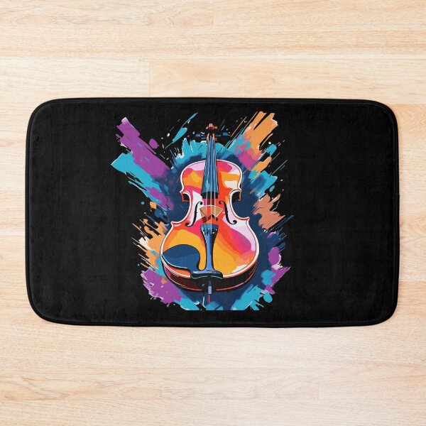Item preview, Violin Art In Vibrant Colors designed and sold by HoruxDesign.