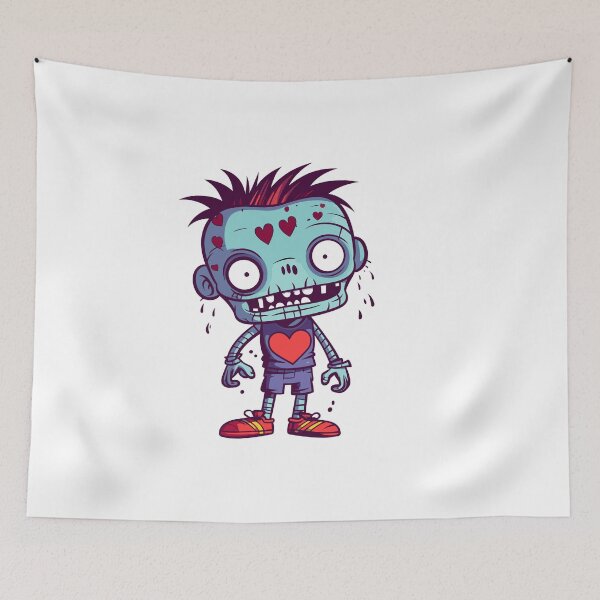 Item preview, Green Zombie Cute Cartoon (Image 2/24) designed and sold by DigitalArtify.