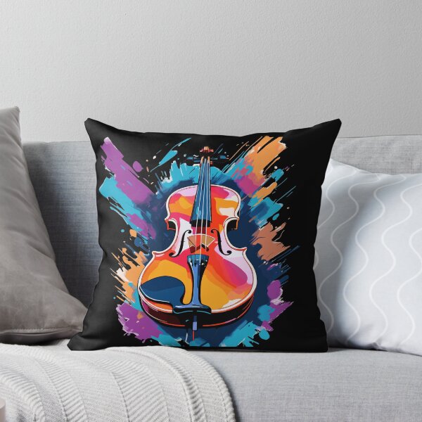 Item preview, Violin Art In Vibrant Colors designed and sold by HoruxDesign.