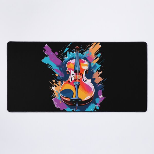 Item preview, Violin Art In Vibrant Colors designed and sold by HoruxDesign.