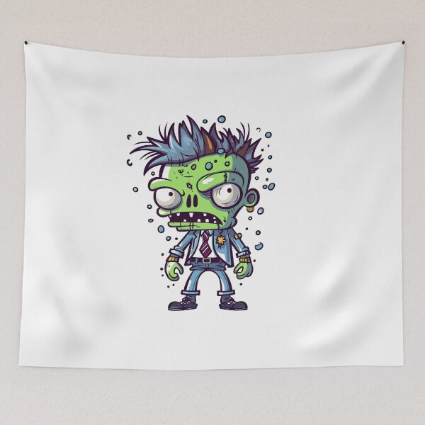 Item preview, Green Zombie Cute Cartoon (Image 6/24) designed and sold by DigitalArtify.