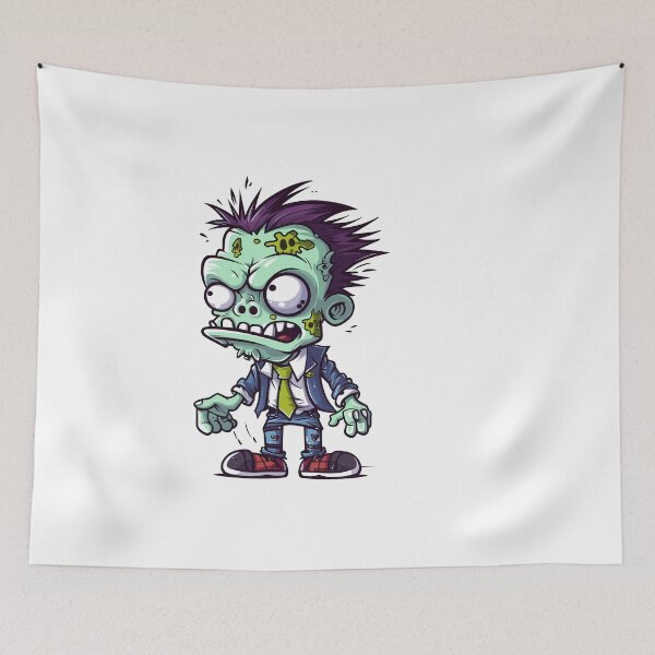Item preview, Green Zombie Cute Cartoon (Image 7/24) designed and sold by DigitalArtify.