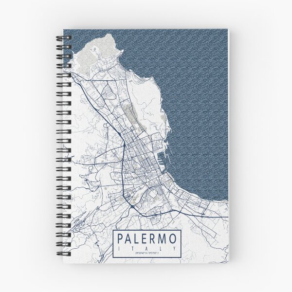 Item preview, Palermo City Map of Sicily, Italy - Coastal designed and sold by deMAP.