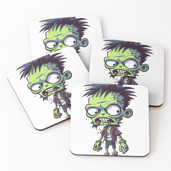 Item preview, Green Zombie Cute Cartoon (Image 16/24) designed and sold by DigitalArtify.