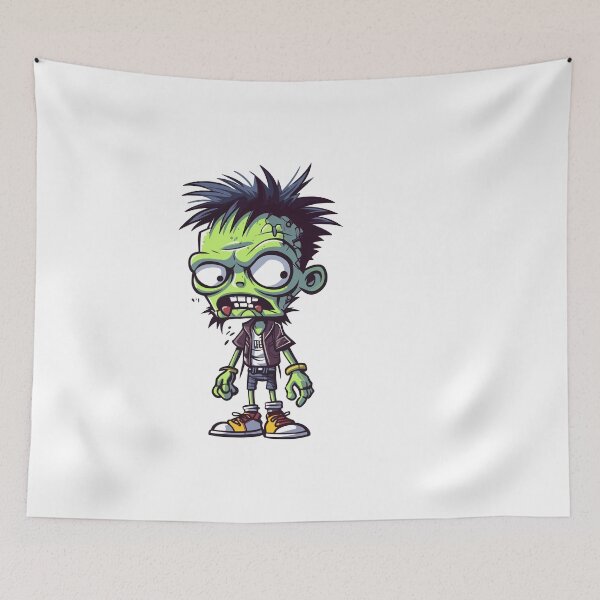 Item preview, Green Zombie Cute Cartoon (Image 16/24) designed and sold by DigitalArtify.