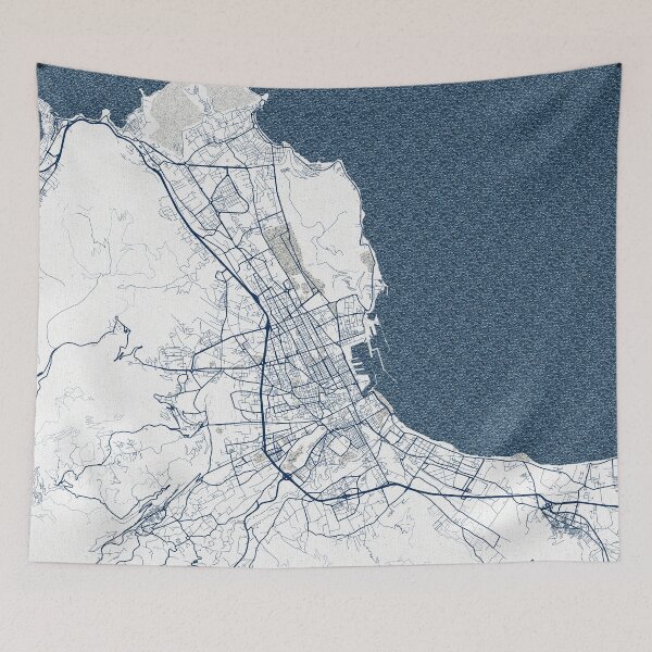 Item preview, Palermo City Map of Sicily, Italy - Coastal designed and sold by deMAP.