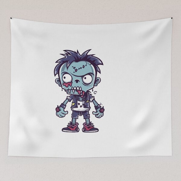 Item preview, Green Zombie Cute Cartoon (Image 17/24) designed and sold by DigitalArtify.