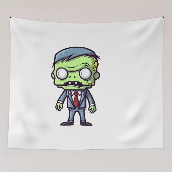 Item preview, Green Zombie Cute Cartoon (Image 13/24) designed and sold by DigitalArtify.