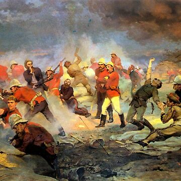 "Defence of Rorke's Drift | Anglo-Zulu War 1880" Framed Art Print for ...