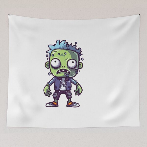 Item preview, Green Zombie Cute Cartoon (Image 21/24) designed and sold by DigitalArtify.