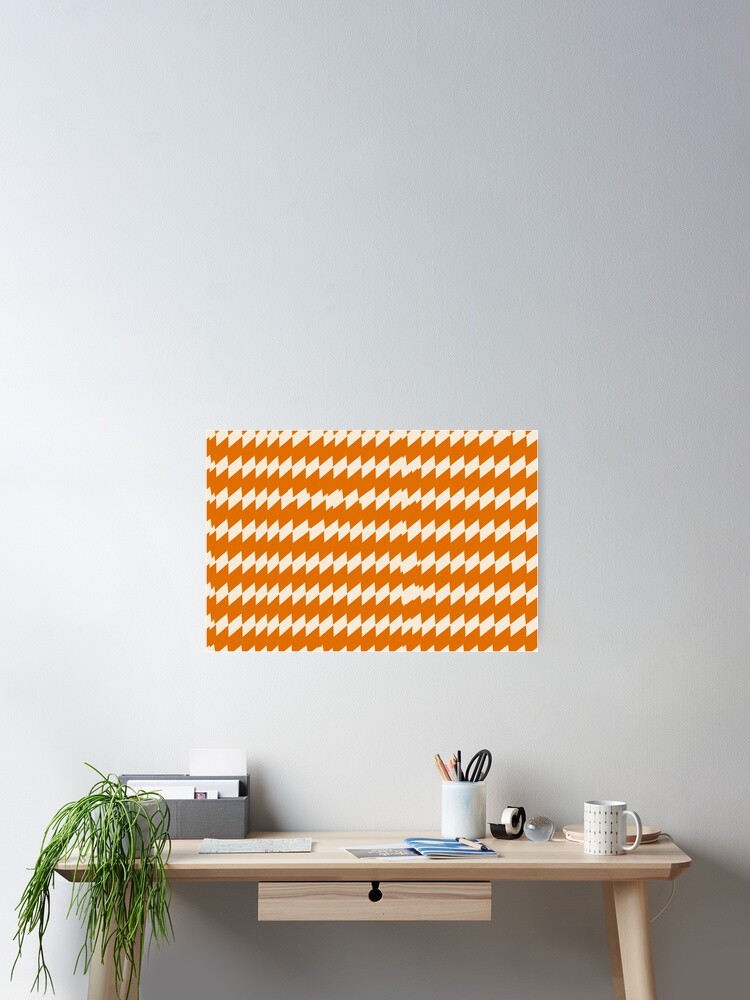 Thumbnail 2 of 3, Poster, Houndstooth Pattern designed and sold by SideSignal.