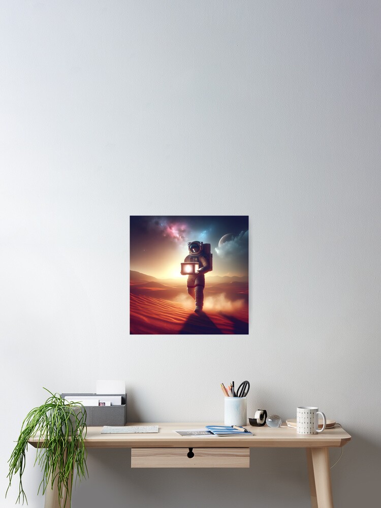 Thumbnail 2 of 3, Poster, astronaut designed and sold by InnovaDigital.