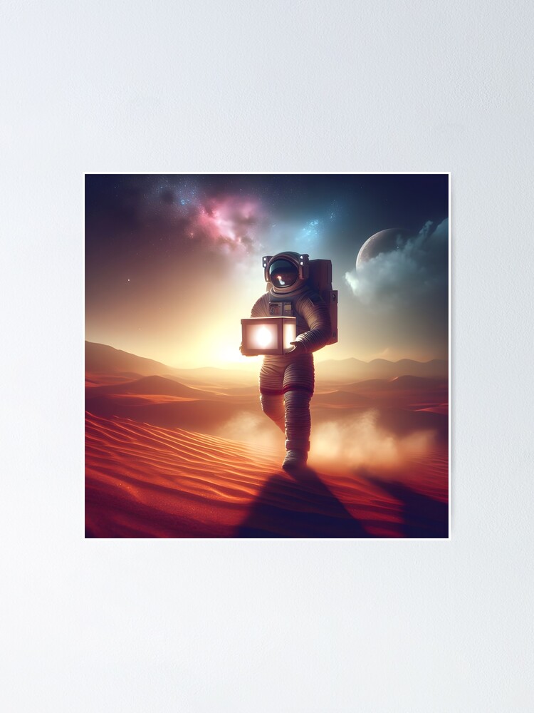Thumbnail 1 of 3, Poster, astronaut designed and sold by InnovaDigital.