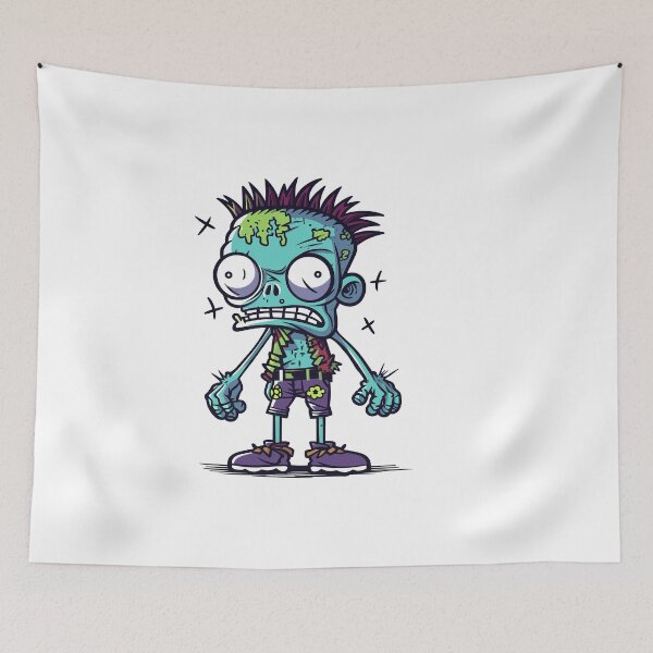 Item preview, Green Zombie Cute Cartoon (Image 18/24) designed and sold by DigitalArtify.