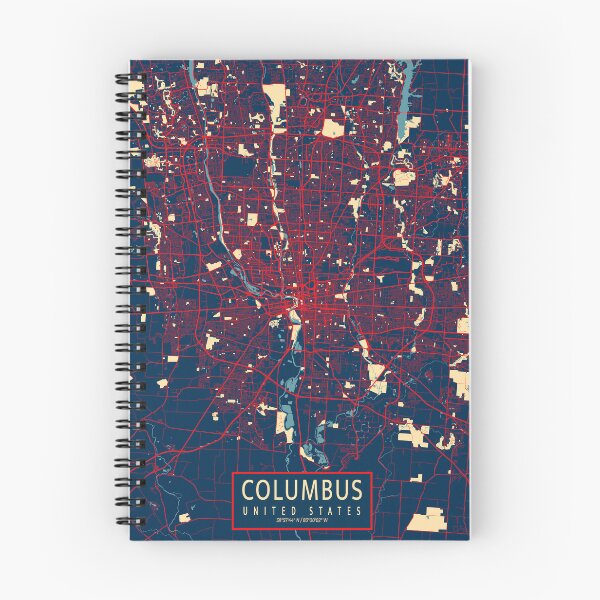 Item preview, Columbus City Map of Ohio, USA - Hope designed and sold by deMAP.