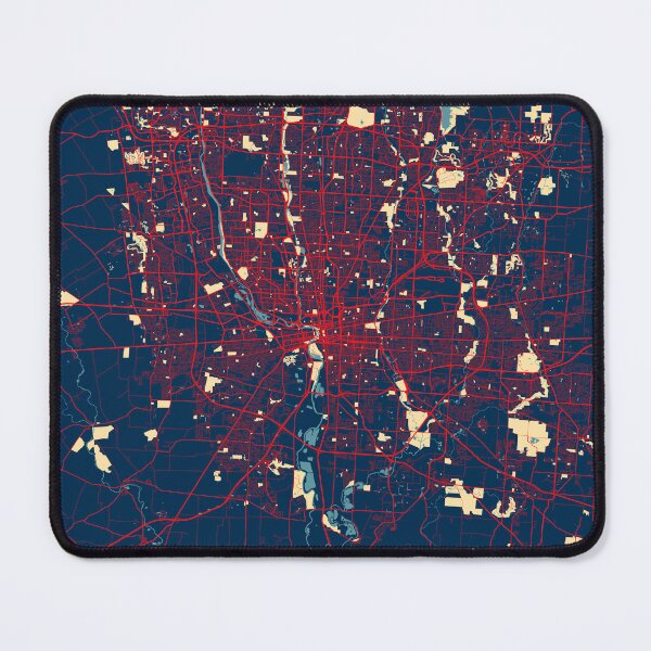 Item preview, Columbus City Map of Ohio, USA - Hope designed and sold by deMAP.